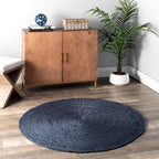 Rigo Hand Woven Farmhouse Jute Runner Rug