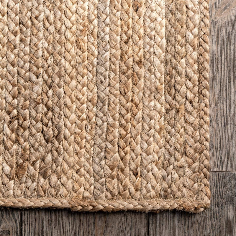 Rigo Hand Woven Farmhouse Jute Runner Rug