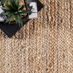 Rigo Hand Woven Farmhouse Jute Runner Rug