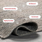 Rigo Hand Woven Farmhouse Jute Runner Rug