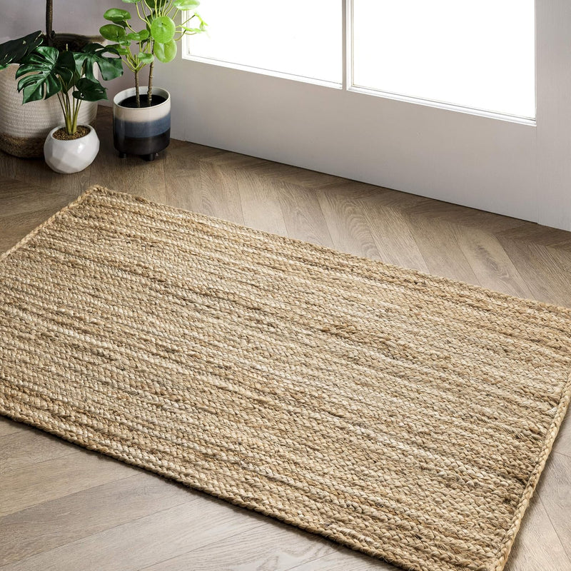 Rigo Hand Woven Farmhouse Jute Runner Rug