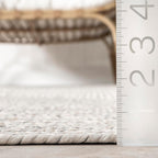 Rigo Hand Woven Farmhouse Jute Runner Rug 76