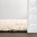 Rigo Hand Woven Farmhouse Jute Runner Rug 76