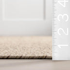 Rigo Hand Woven Farmhouse Jute Runner Rug 76