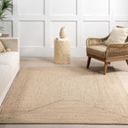 Rigo Hand Woven Farmhouse Jute Runner Rug 76