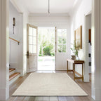 Rigo Hand Woven Farmhouse Jute Runner Rug 76