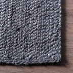 Rigo Hand Woven Farmhouse Jute Runner Rug 76
