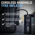 Ring Tyreinflate Go 2 Cordless Handheld Digital Tyre