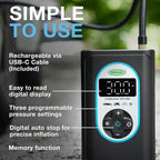 Ring Tyreinflate Go 2 Cordless Handheld Digital Tyre
