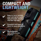 Ring Tyreinflate Go 2 Cordless Handheld Digital Tyre