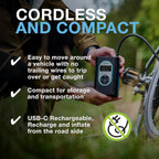 Ring Tyreinflate Go 2 Cordless Handheld Digital Tyre