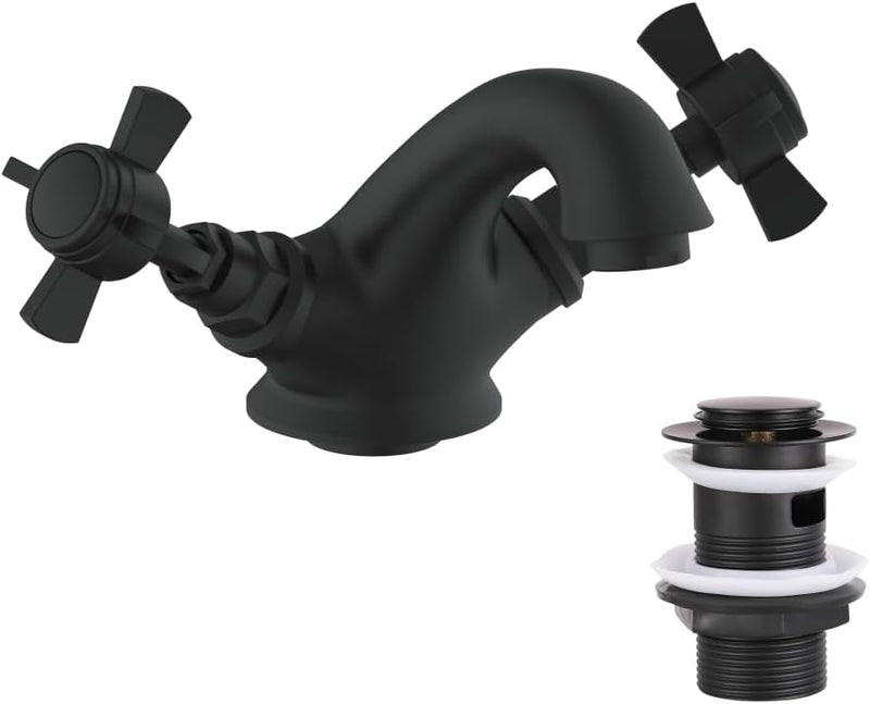 Ripple Traditional Mono Basin Mixer Tap Victorian Style