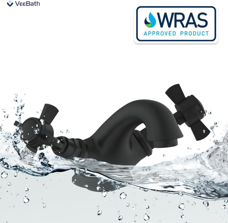Ripple Traditional Mono Basin Mixer Tap Victorian Style