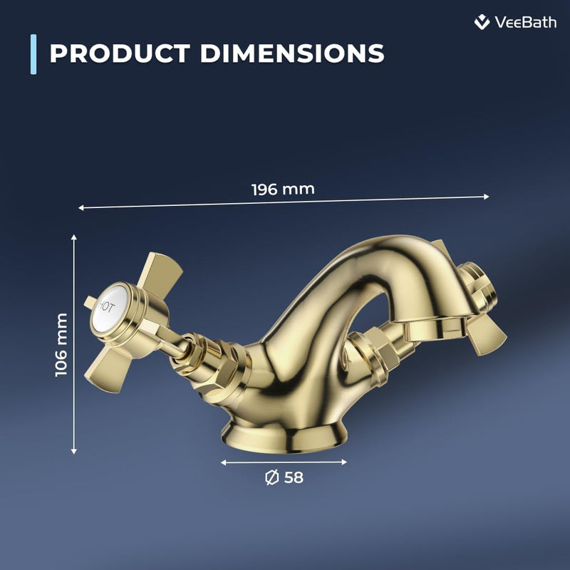 Ripple Traditional Telephone Bath Shower Mixer Tap