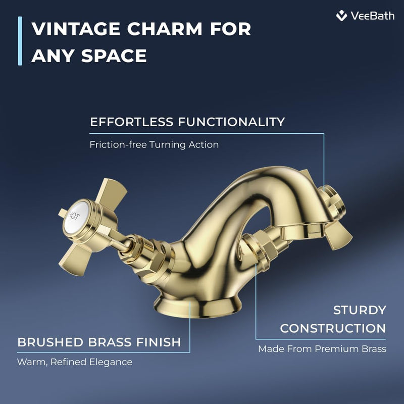 Ripple Traditional Telephone Bath Shower Mixer Tap