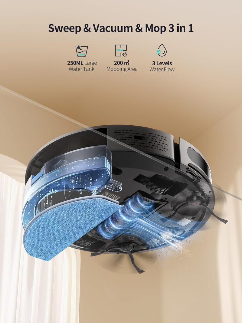 Robot Vacuum Cleaner with Mop 8000pa Ultra