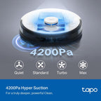 Robot Vacuum Ultra Strong 4200pa Suction Cleaner Quiet