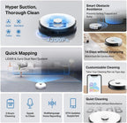 Robot Vacuum Ultra Strong 4200pa Suction Cleaner Quiet