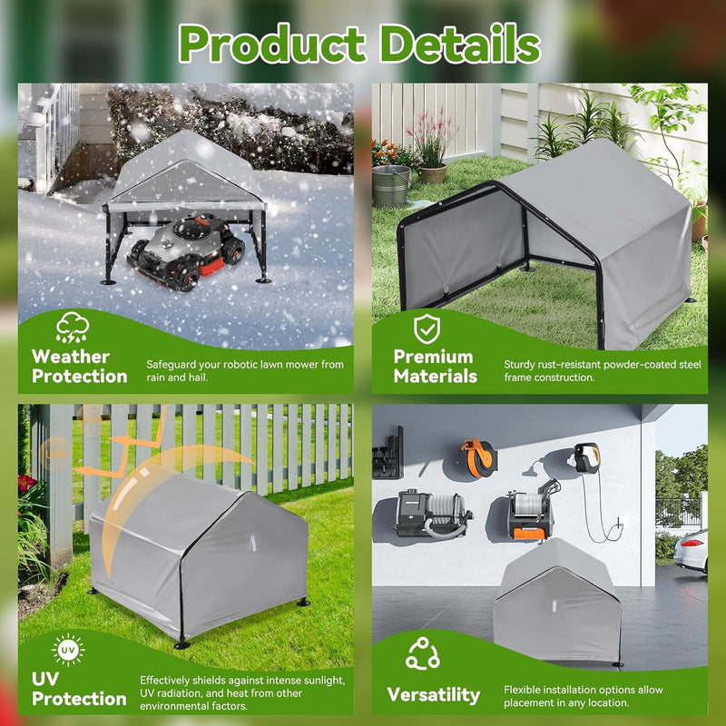Robotic Lawnmower Garage for Lawn Mowers