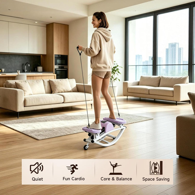 Rock Stepper Exercise Machine