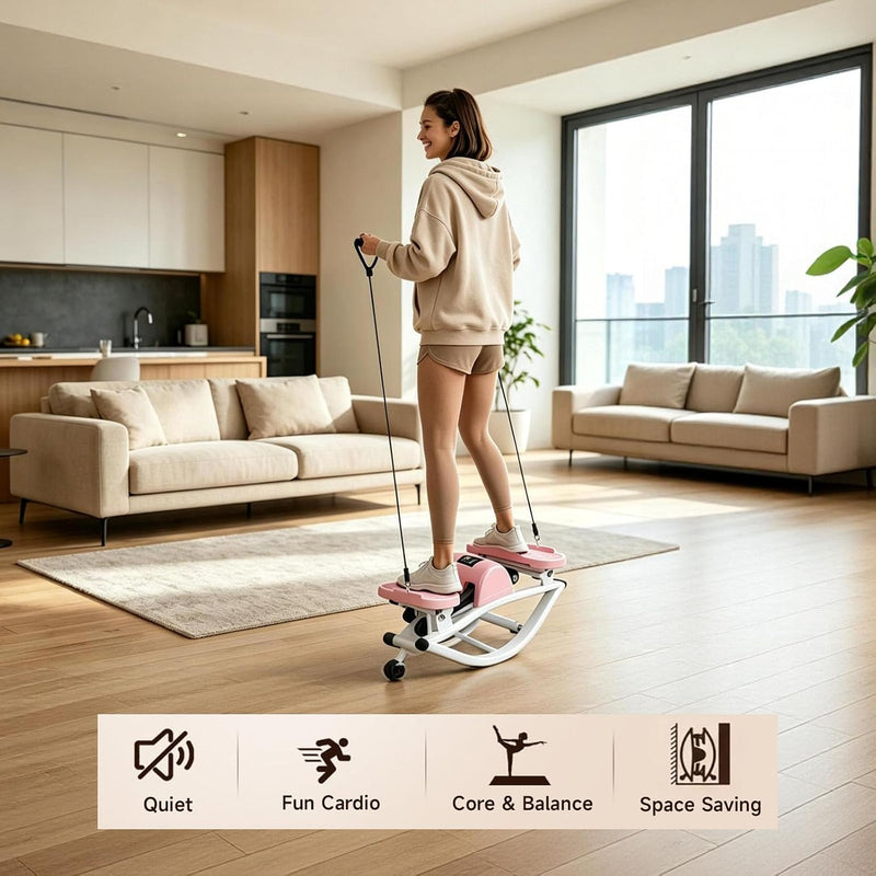Rock Stepper Exercise Machine