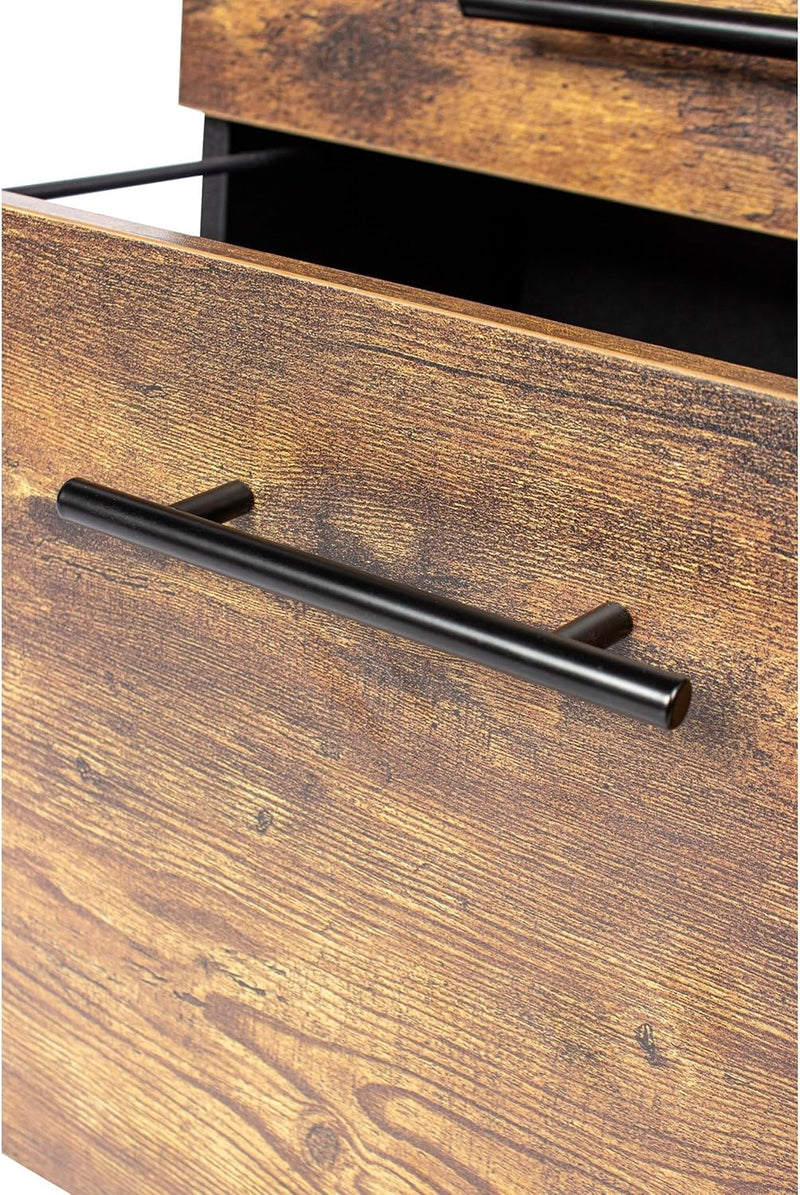 Roll Container with 3 Drawers Hanging File Castors