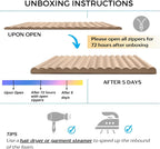 Roll Up Floor Mattress 10CM Thick High Density