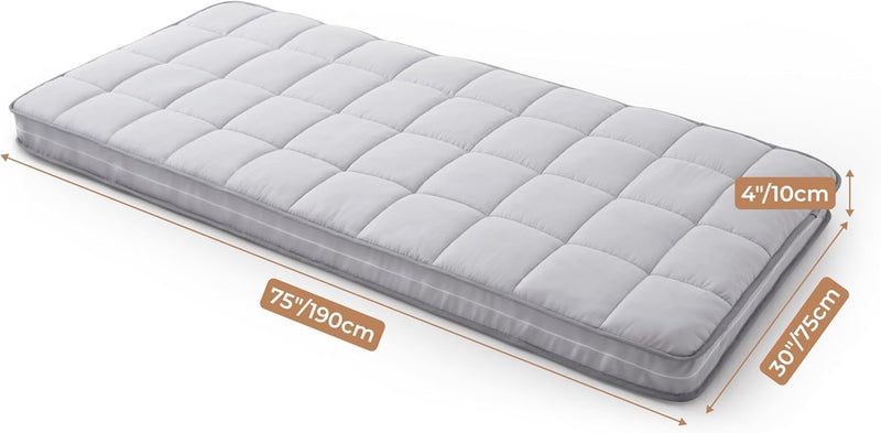 Roll Up Floor Mattress Memory Foam Portable