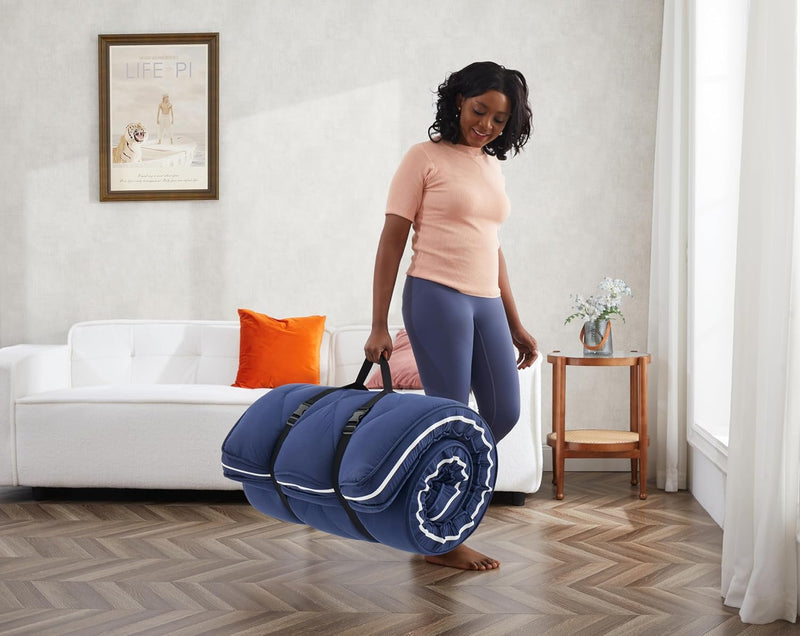 Roll Up Floor Mattress Memory Foam Portable