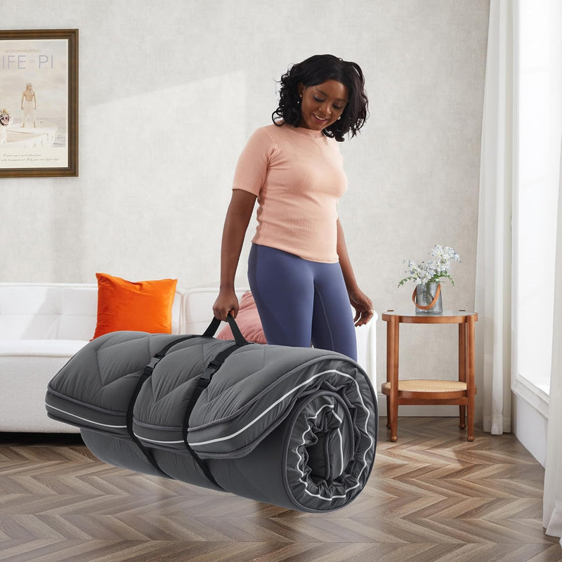 Roll Up Floor Mattress Memory Foam Portable