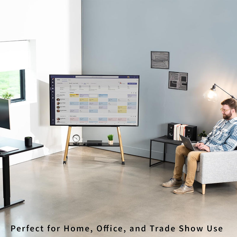 Rolling Artistic Easel 49 to 75 Inch LED
