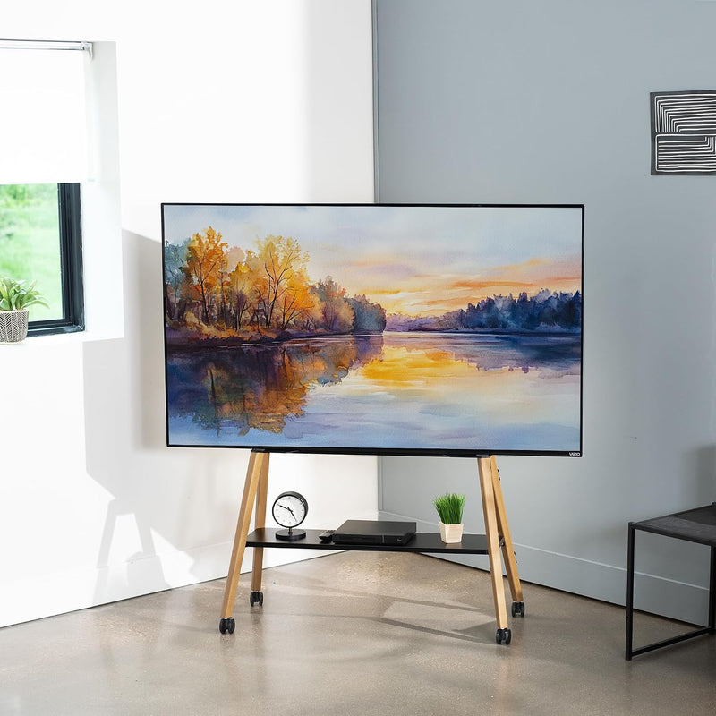Rolling Artistic Easel 49 to 75 Inch LED