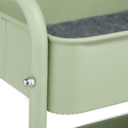Rolling Cart 3 Tiers Serving Trolley Utilities