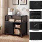 Rolling File Cabinet Lateral Filing on Wheels Mobile