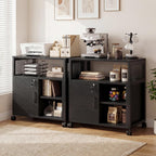 Rolling File Cabinet Lateral Filing on Wheels Mobile