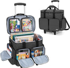 Rolling Scrapbook Tote Craft Bag on Wheels