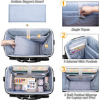 Rolling Scrapbook Tote Craft Bag on Wheels