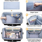 Rolling Scrapbook Tote Craft Bag on Wheels