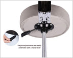 Rolling Stool Chair with Smooth-Rolling Dual-Wheel Casters