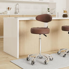 Rolling Stool Chair with Smooth-Rolling Dual-Wheel Casters