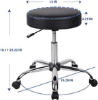 Rolling Stool Height Adjustable Rotating with Wheels 47-60