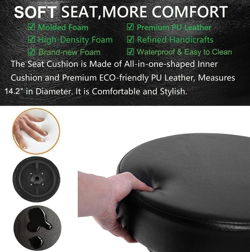 Rolling Stools with Locking Castor Wheels Adjustable Swivel