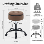 Rolling Stools with Wheels Ergonomic Stool Storage