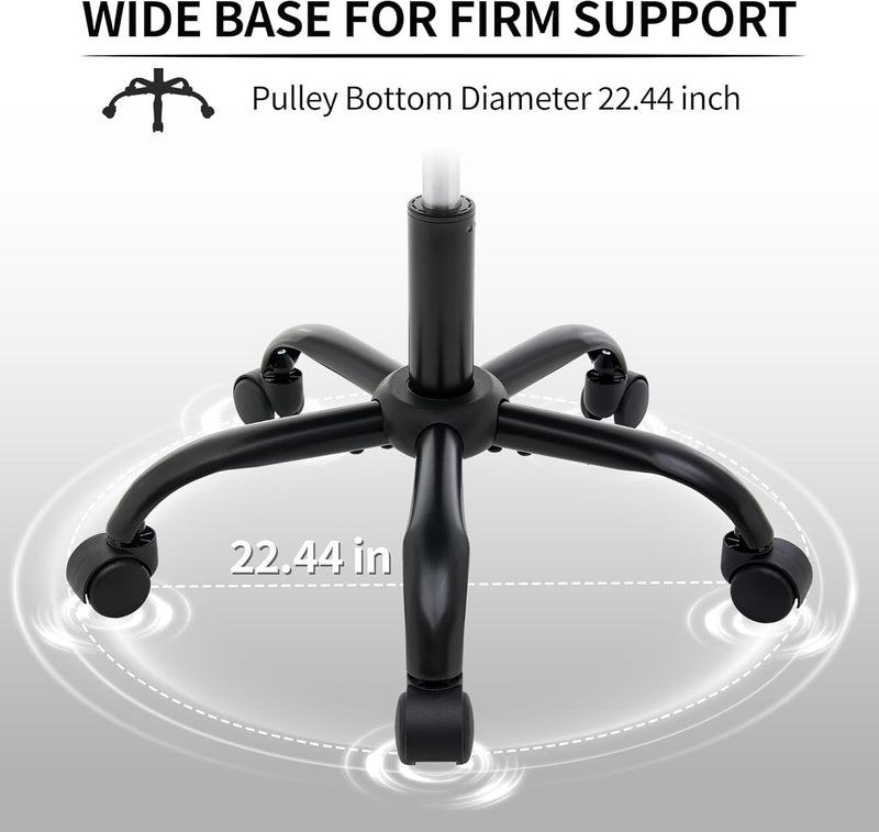Rolling Stools with Wheels Ergonomic Stool Storage
