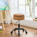 Rolling Stools with Wheels Ergonomic Stool Storage
