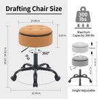 Rolling Stools with Wheels Ergonomic Stool Storage