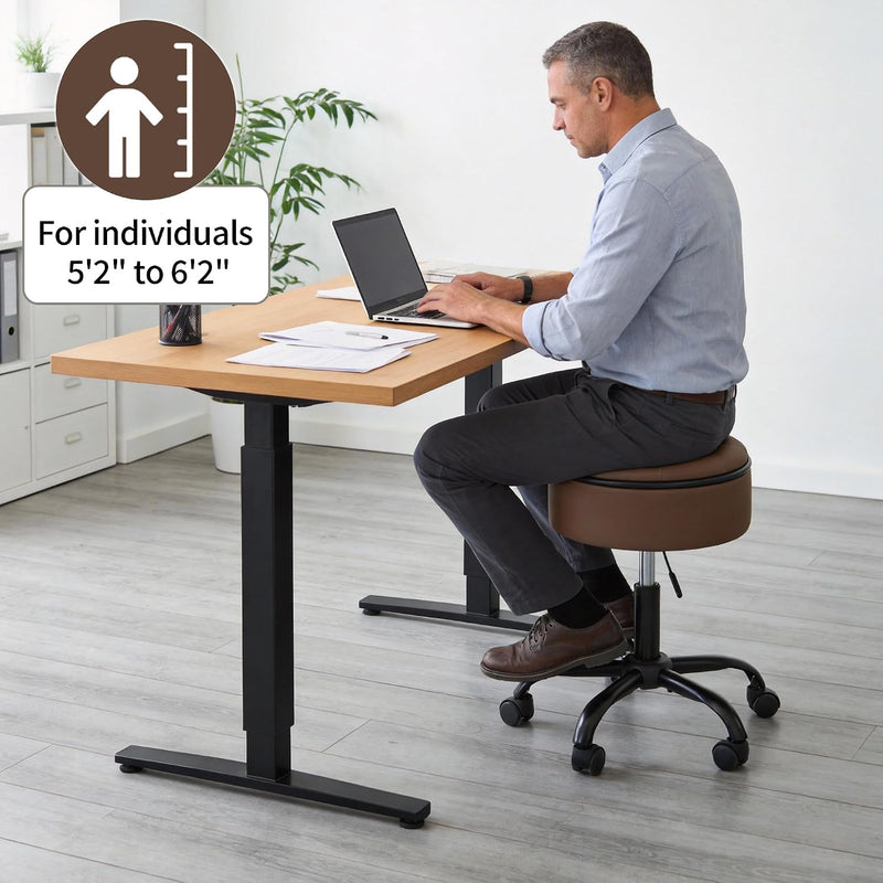 Rolling Stools with Wheels Ergonomic Stool Storage