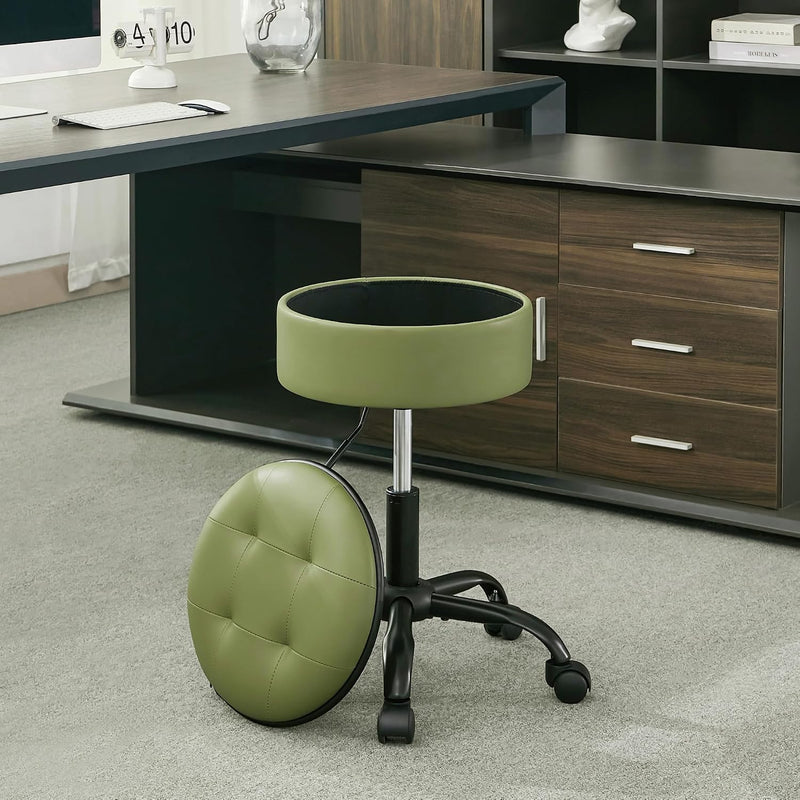 Rolling Stools with Wheels Ergonomic Stool Storage