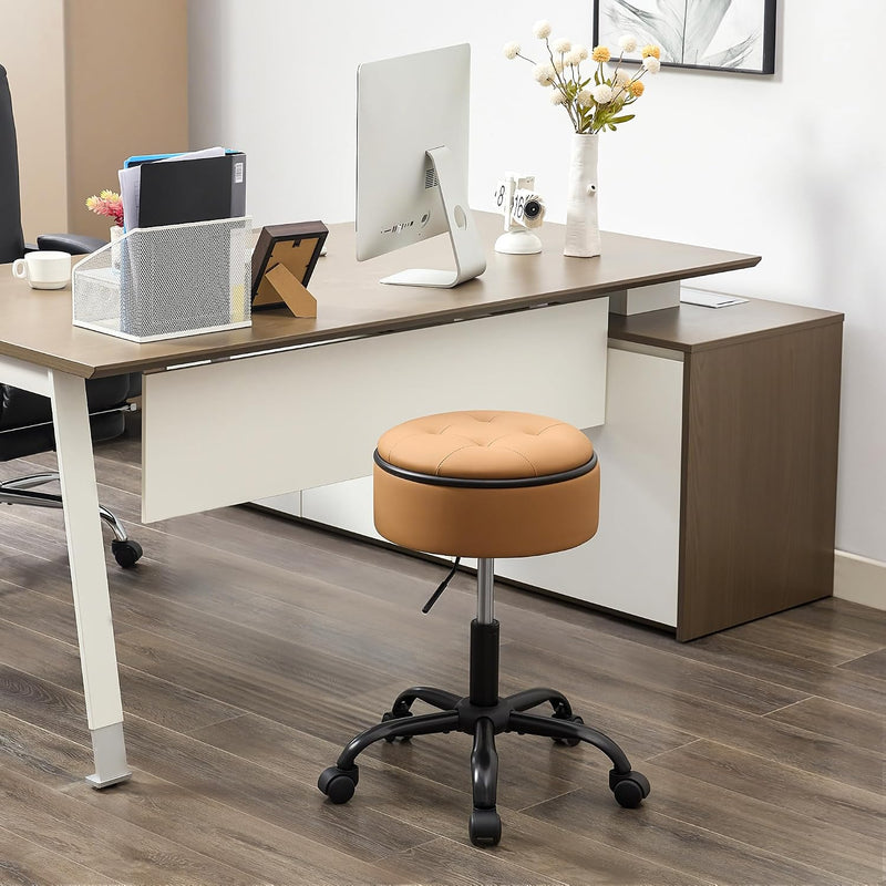 Rolling Stools with Wheels Ergonomic Stool Storage