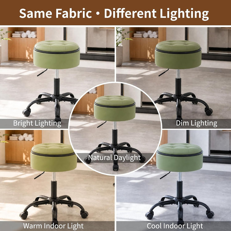 Rolling Stools with Wheels Ergonomic Stool Storage